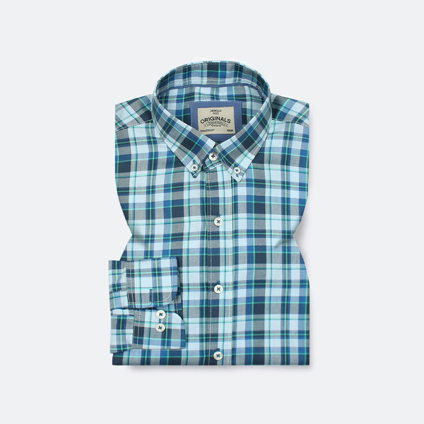 Blue Wide Check Shirt Jamclo Originals