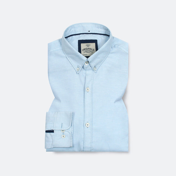 Ice Blue Oxford Shirt