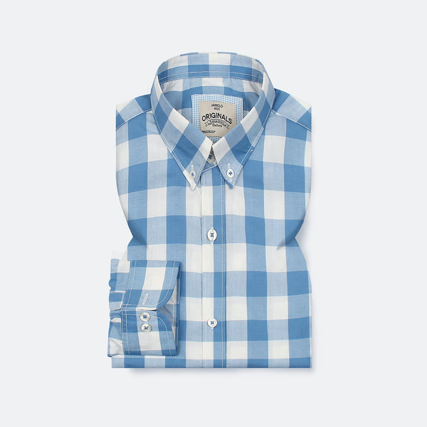 Blue Box Check Shirt