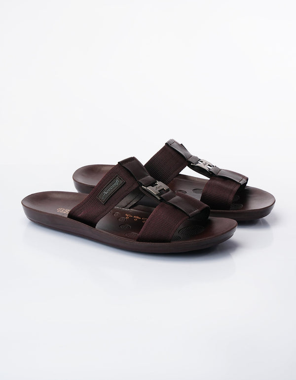 MEN SLIPPER MG-9009 BROWN