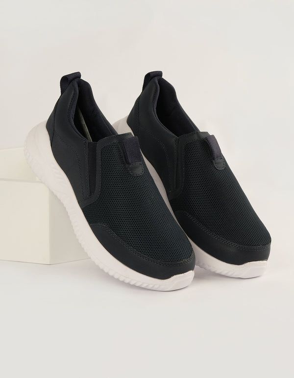 Cosmic Navy Slip-On Sneakers