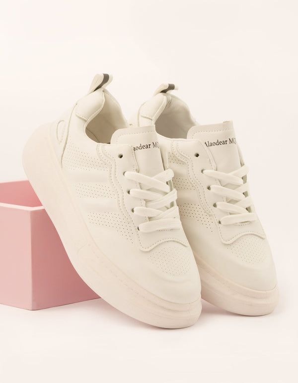 Women Pure Elegance White Sneakers