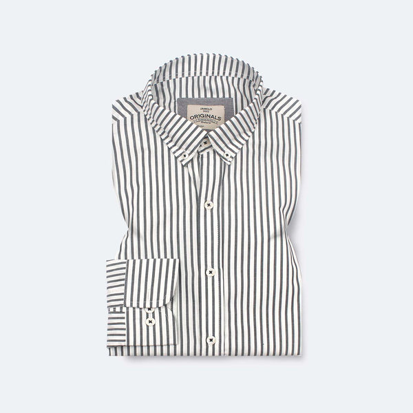 Grey N' White Stripes Jamclo Originals