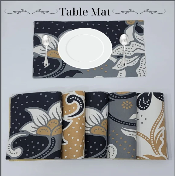 Table Coaster (6pcs Place Mat) Printed - 5157