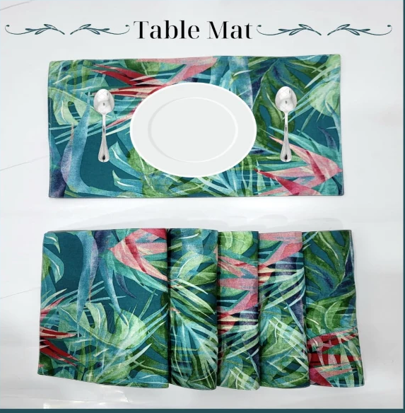 Table Coaster (6pcs Place Mat) Printed - 5153