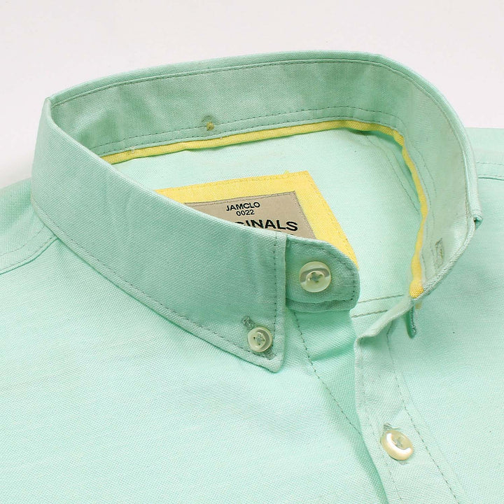 Aero Blue Oxford Shirt.