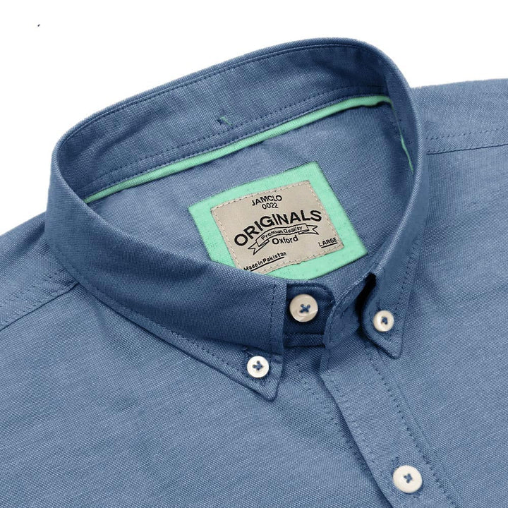 Shadow Blue Oxford Shirt.