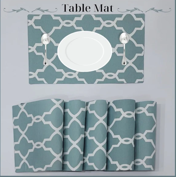 Table Coaster (6pcs Place Mat) Printed - 5160