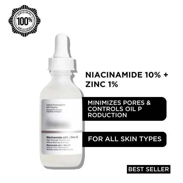 The Ordinary Niacinamide 10% + Zinc 1% Serum - 60 ml