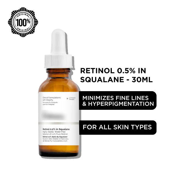 The Ordinary Retinol 0.5% in Squalane - 30ml