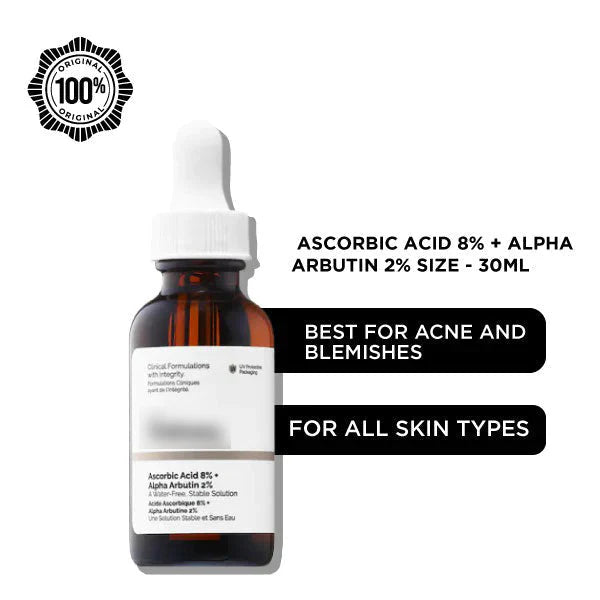The Ordinary Alpha Arbutin 2% Ascorbic Acid 8% - 30ml