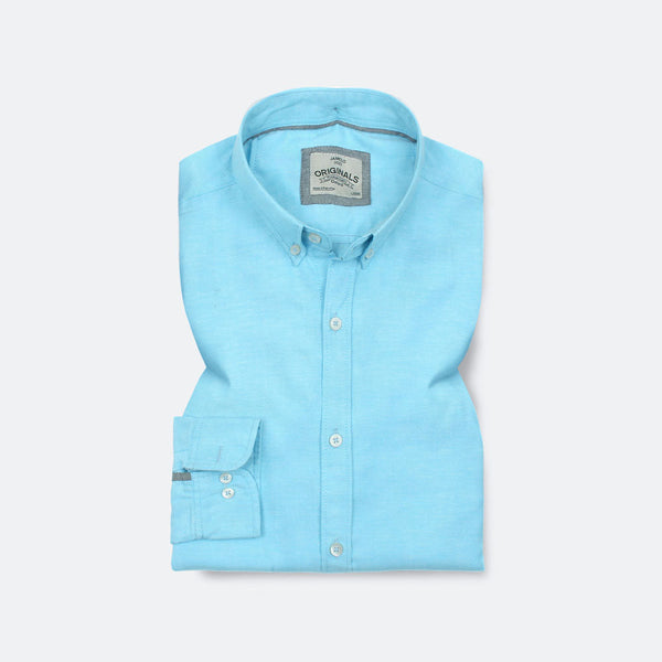 Aqua Blue Oxford Shirt Jamclo Originals