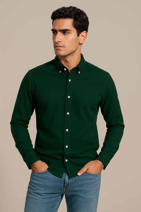 Bottle Green Oxford Shirt