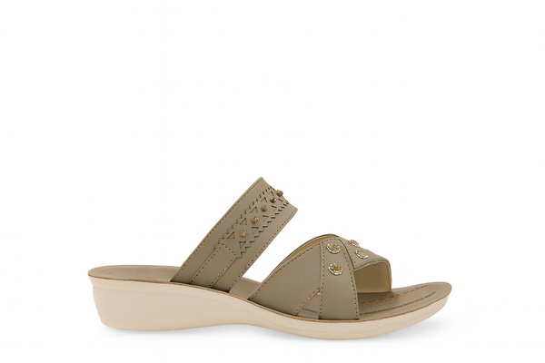 Women's Luxe PU Soft Slippers - Model 4501
