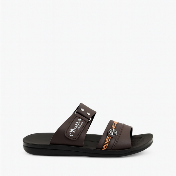 Aerosoft Adaptation Men's PU Slipper + Sandal - C-16 (Camelo)