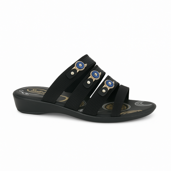 Women's Luxe PU Soft Slippers - Model 2408