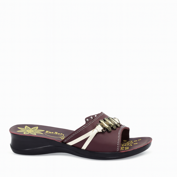 Women's Luxe PU Soft Slippers - Model 079