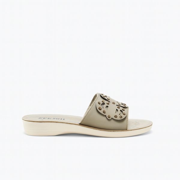 Women's Dreamy Soft Slippers - Model 2001 - Beige