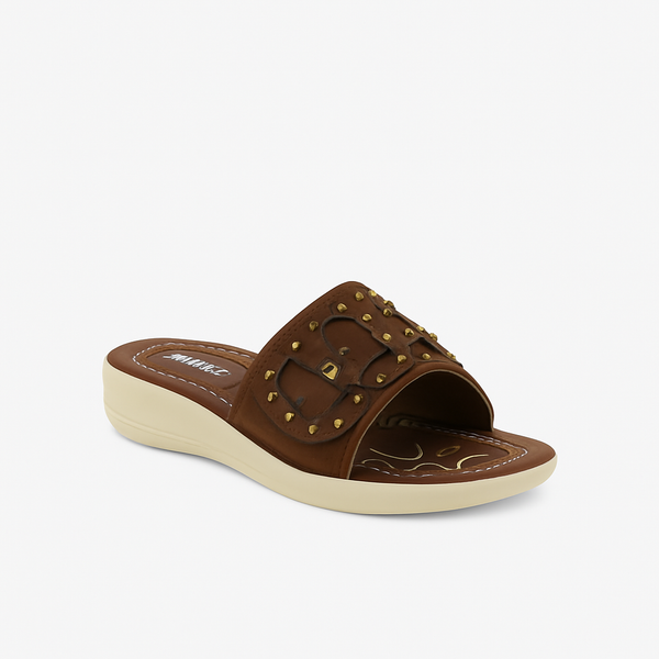 Women's Dreamy Soft Slippers - Model 2001 - Maroon