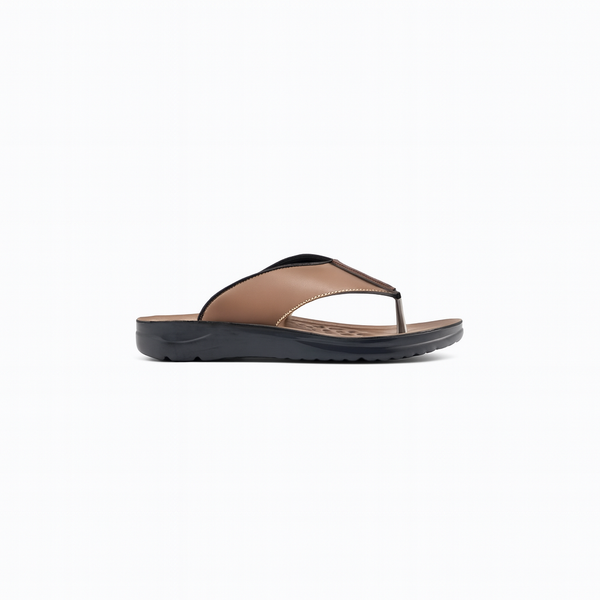 Aerosoft Adaptation Men's PU Soft Slippers - Article 5101 (Mustard)