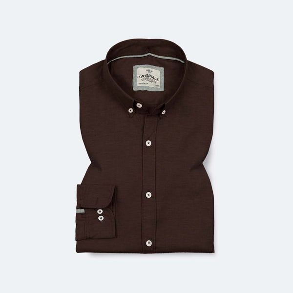 Cocoa Brown Oxford Shirt Jamclo Originals