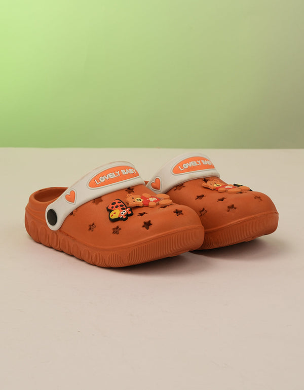 Tangerine Tread Adventure Clogs