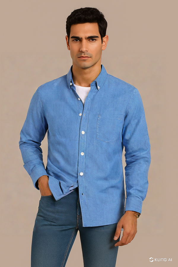 Bachelor Blue Oxford Shirt