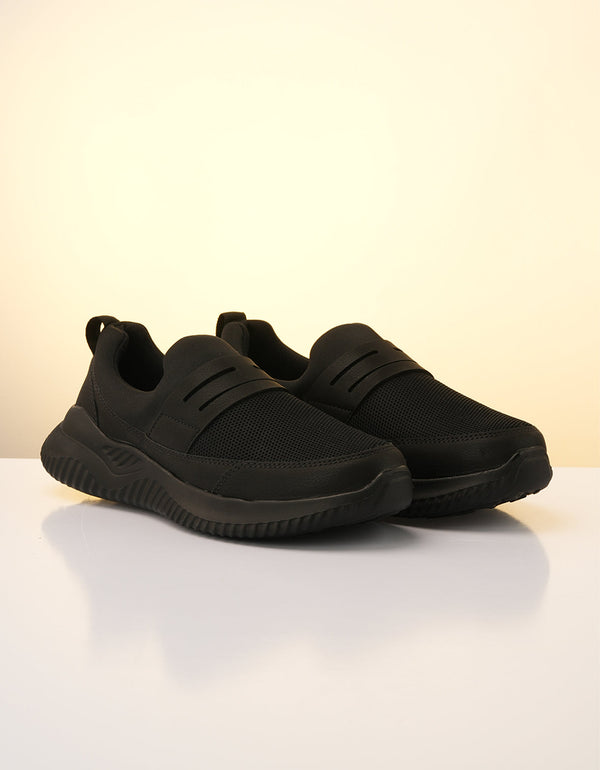 Midnight Leisure Slip-On Trainers