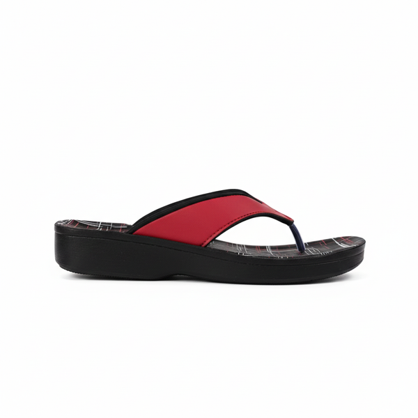 WOMEN SLIPPER LA-0891 RED