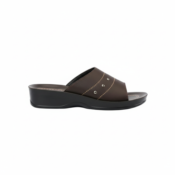 WOMEN SLIPPER LT-2801 BROWN