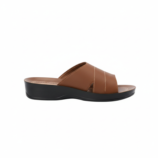 WOMEN SLIPPER LT-2801 TAN