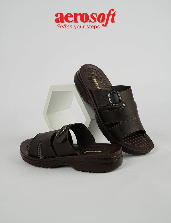 Men Slipper MG-8603 BROWN