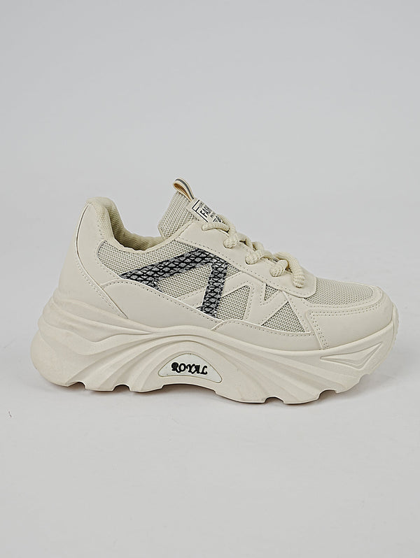 Luminescent Lace-Up Sneakers