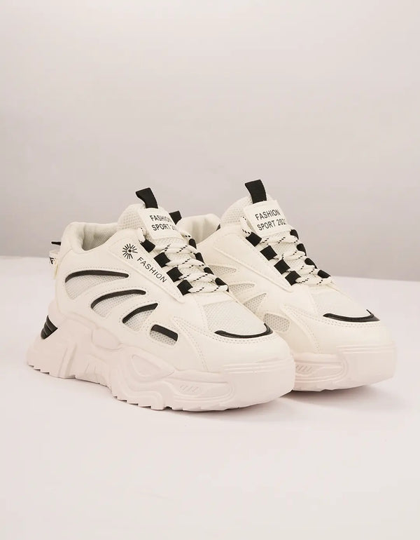 Monochrome Motion Sneakers