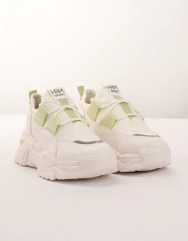 Women Mint Accented Trainers