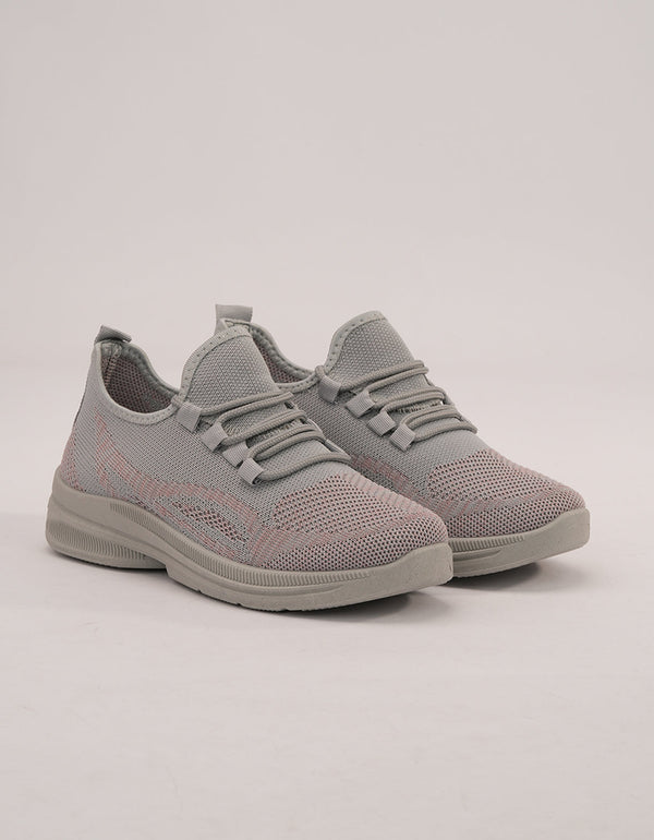 Modern Mesh Grey Sneakers