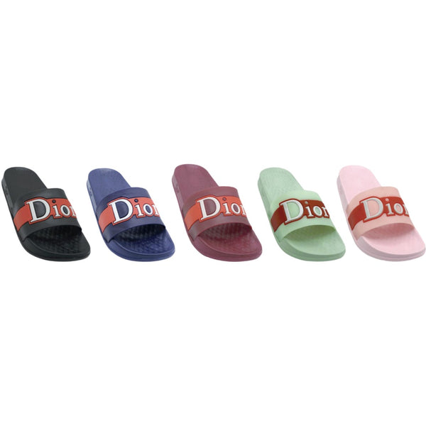 Women's DIOR EVA Collection Soft Sole Slippers - Model 215