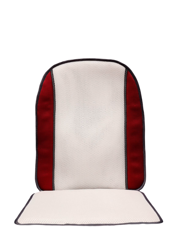 3D Air Ventilated Mesh Car Seat Cushion - 100% Mesh Fabric - 47x51 cm - Red