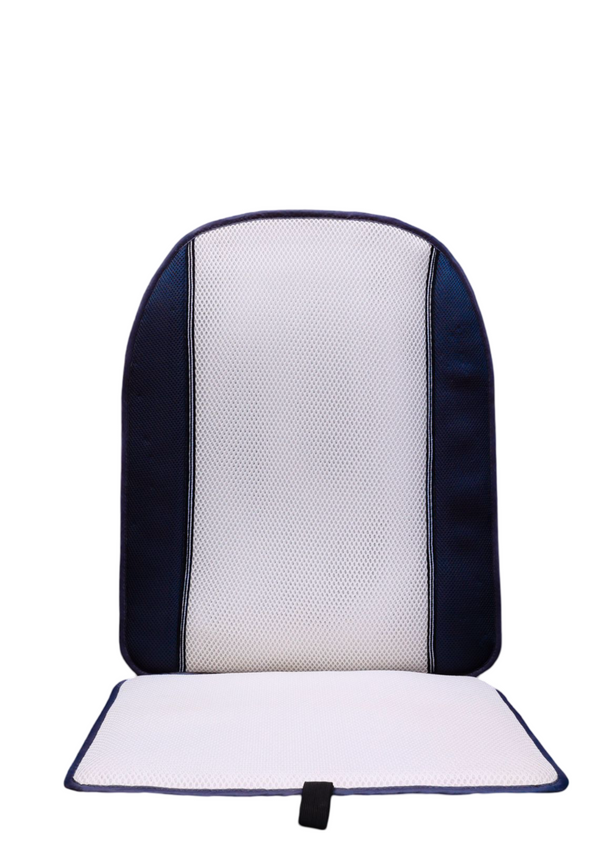 3D Air Ventilated Mesh Car Seat Cushion - 100% Mesh Fabric - 47x51 cm - Navy