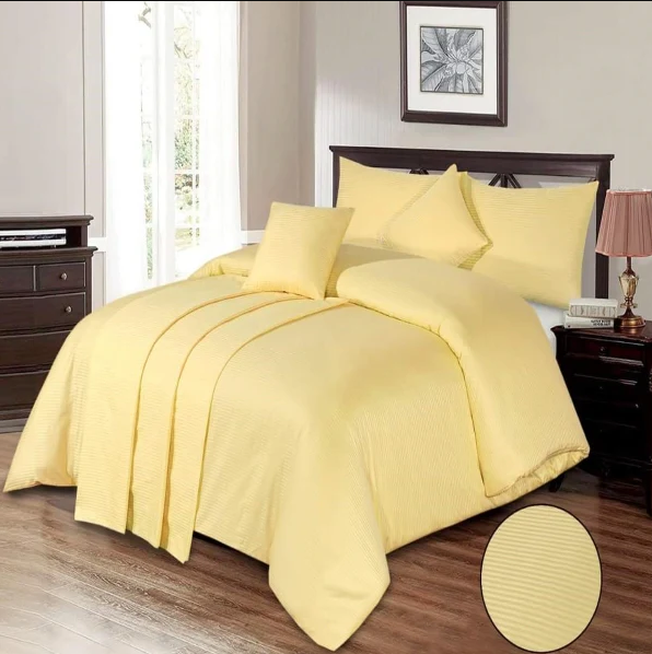 Pima Satin Luxury 6pcs Duvet Set # 7600 - Zubarah