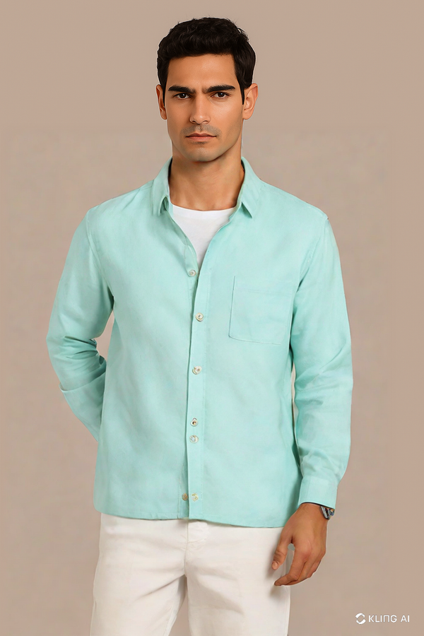 Aero Blue Oxford Shirt