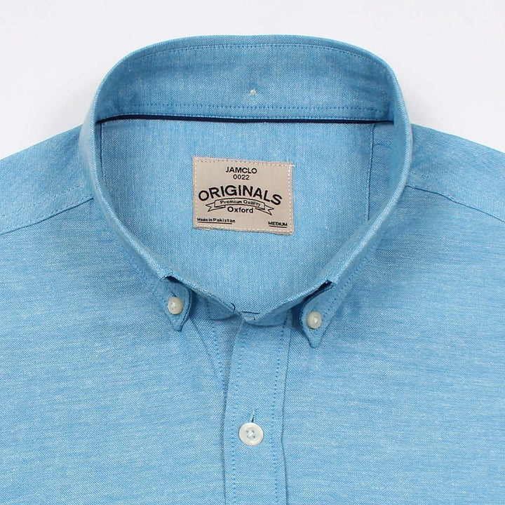 Pacific Blue Oxford Shirt.