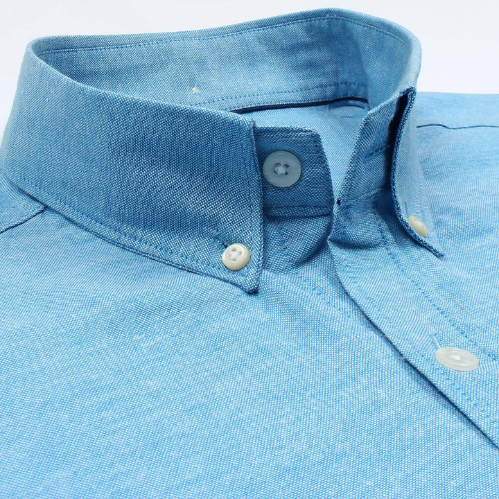 Pacific Blue Oxford Shirt.