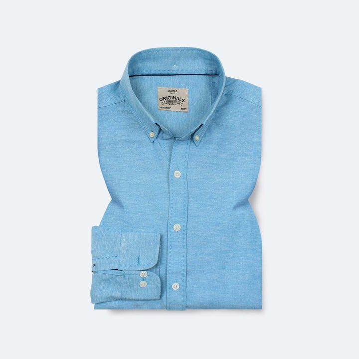 Pacific Blue Oxford Shirt Jamclo Originals