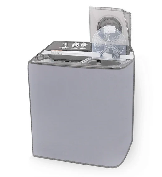 Washing Machine Cover-1926-Twin Tub-Grey