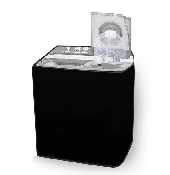 Washing Machine Cover-1924-Twin Tub-Black