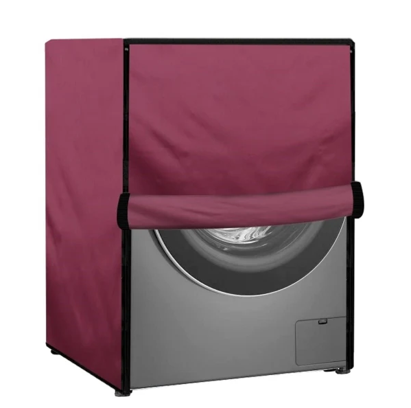 Washing Machine Cover-1919-Front Loader-Maroon/Red